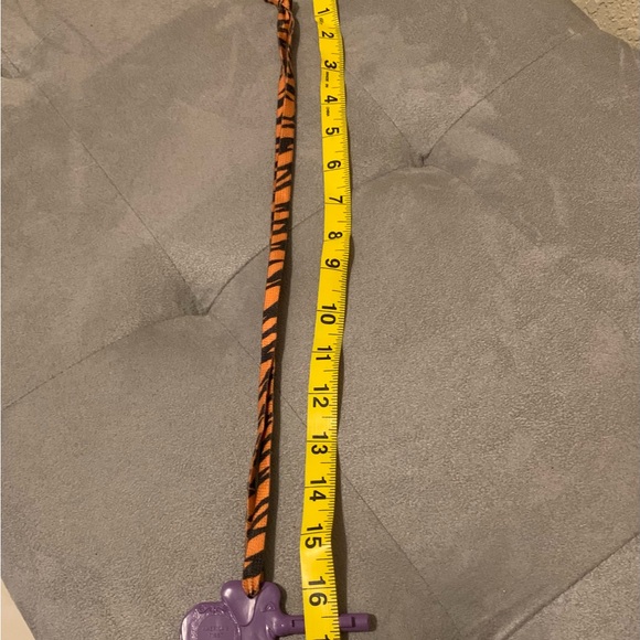Vintage Philadelphia Zoo Elephant Key Trunkey 1980s Tiger Lanyard Rare Purple - Picture 6 of 16